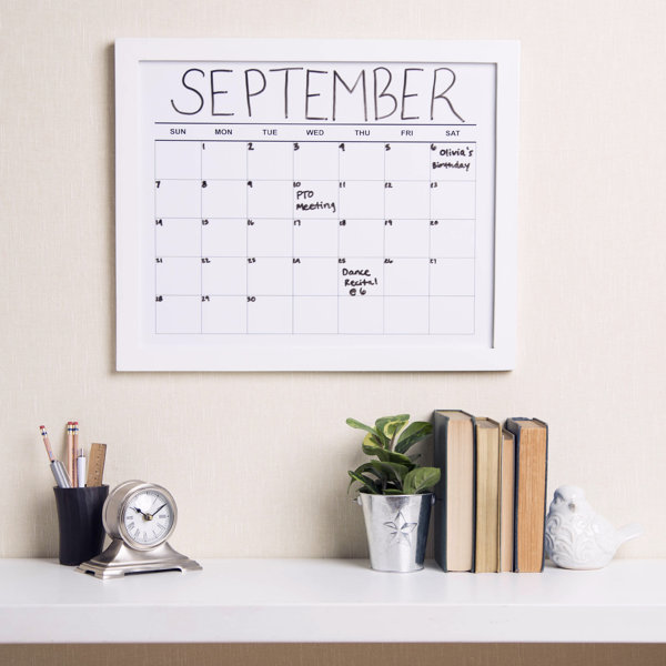 Birch Lane™ Day Planner Org Wall Mounted Calendar Board & Reviews Wayfair